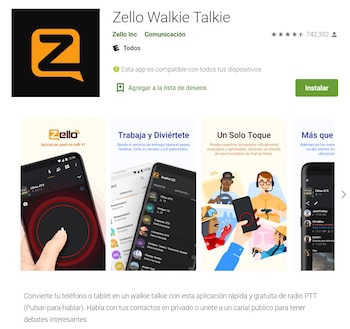 Zello creció en popularidad durante