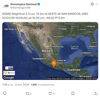 (X/ @SismologicoMX)