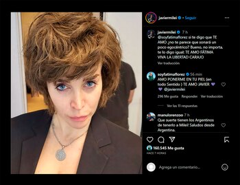 El posteo de Javier Milei