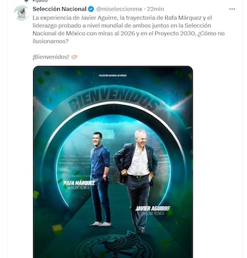 Javier Aguirre y Rafa Márquez