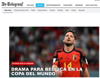 "Drama para Bélgica" (De Telegraaf,