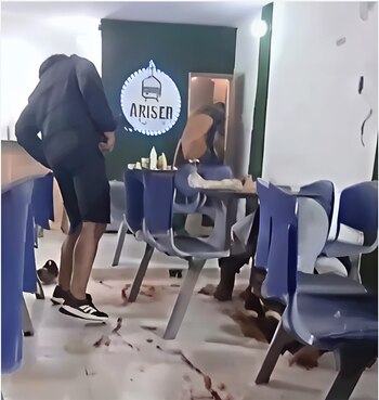 Hombres con armas largas llegaron