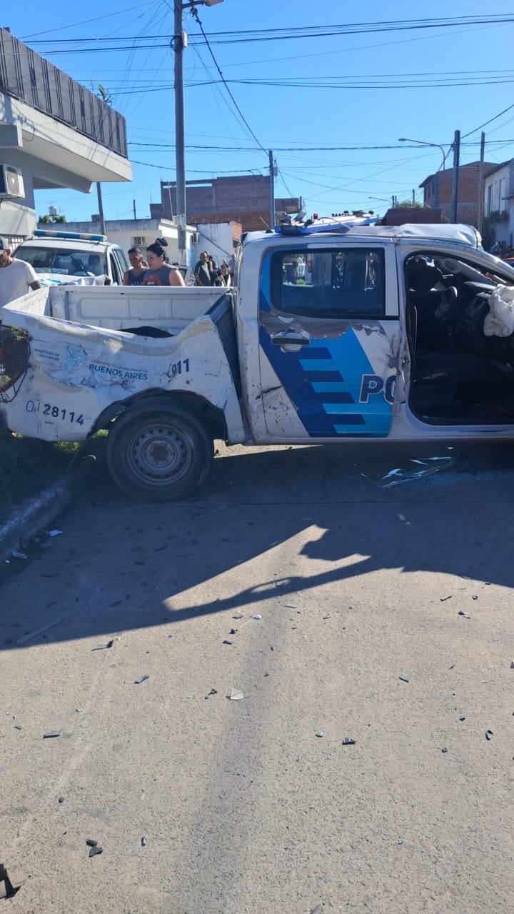 El hecho ocurrió este martes por la tarde, cuando los agentes perseguían a una moto involucrada en un robo