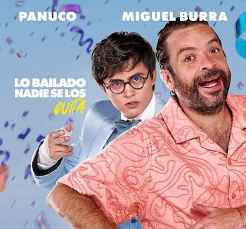 Pánuco y Miguel Burra comparten protagónico en la película (Instagram/panuco_official)