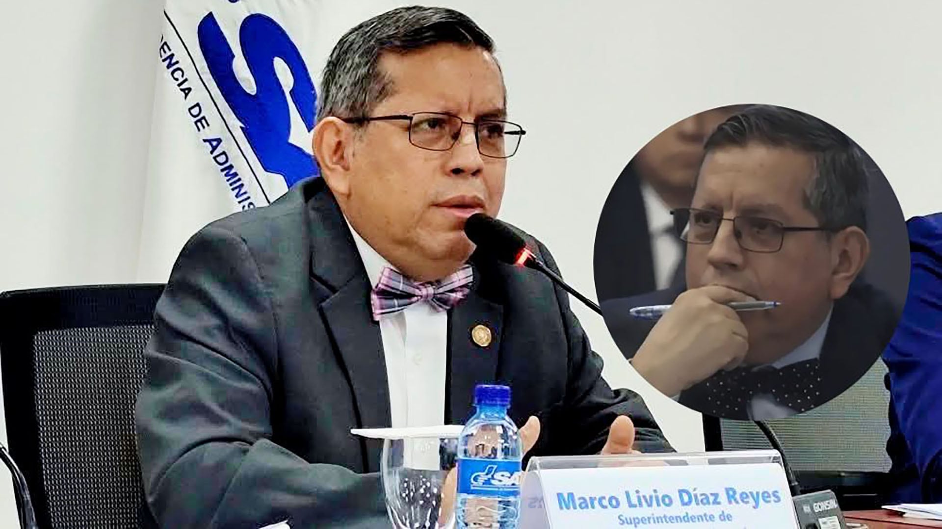 Foto de archivo para ilustrar: El exsuperintendente de Administración Tributaria de Guatemala, Marco Livio Díaz Reyes, es el objetivo de una orden de captura solicitada por el Ministerio Público. (Archivo de la SAT Guatemala)