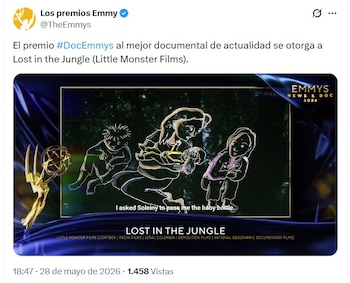 Un equipo artístico y técnico de alto perfil trabajó en la película, dirigida por reconocidos cineastas y respaldada por coproducción internacional y estímulos fiscales - crédito captura de pantalla @TheEmmys / X