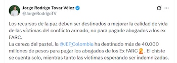 - crédito @JorgeRodrigoTV/X