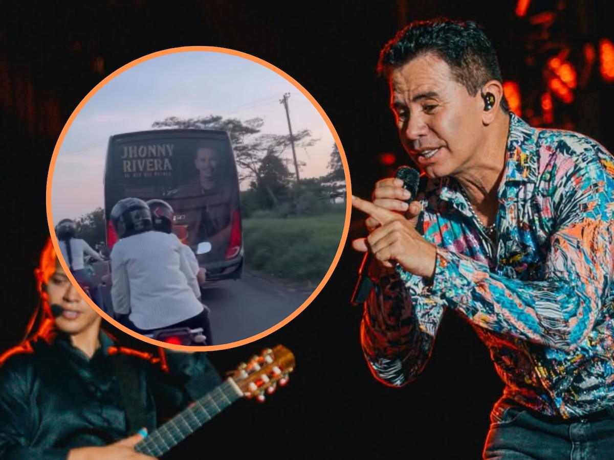 Bus de Jhonny Rivera tuvo que ser remolcado: “Rompió mangueras” - Infobae