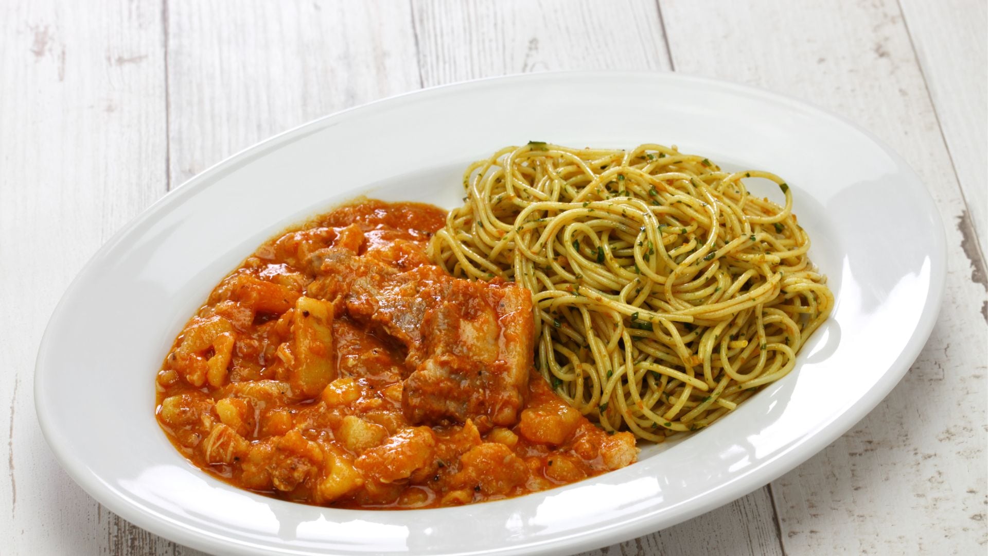 Receta de carapulcra con sopa seca
