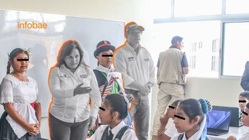 Mandataria y ministro de Educación