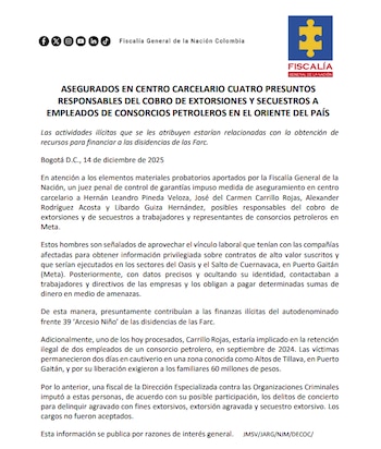 Según la Fiscalía, las víctimas