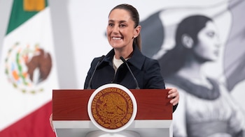 Durante la conferencia matutina, la