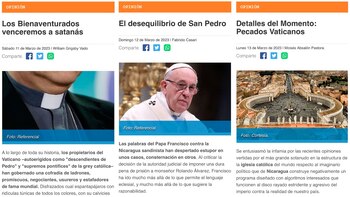 El portal oficial del régimen