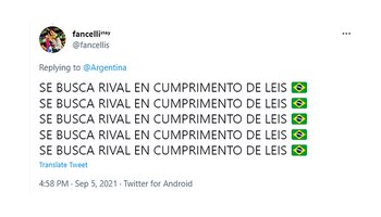 "Se busca rival en cumplimiento