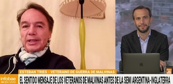 Esteban Trías, veterano de Malvinas, pidió no mezclar el partido entre Argentina e Inglaterra con la guerra