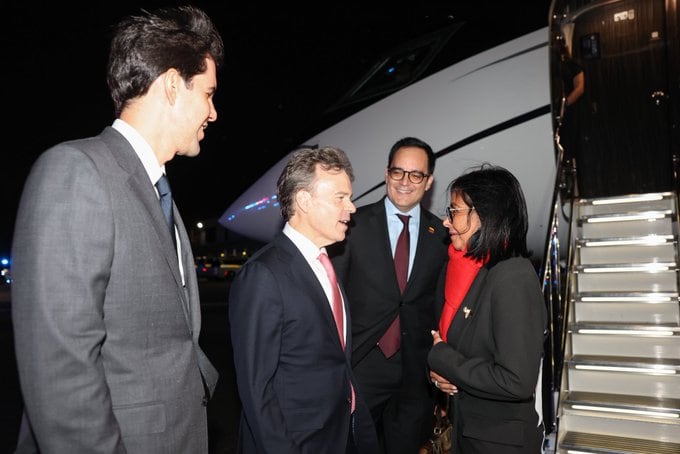 Delcy Rodríguez llega a Estados Unidos para participar en la Asamblea General de la ONU (@delcyrodriguezv)