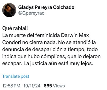 Reacciones en Twitter por la