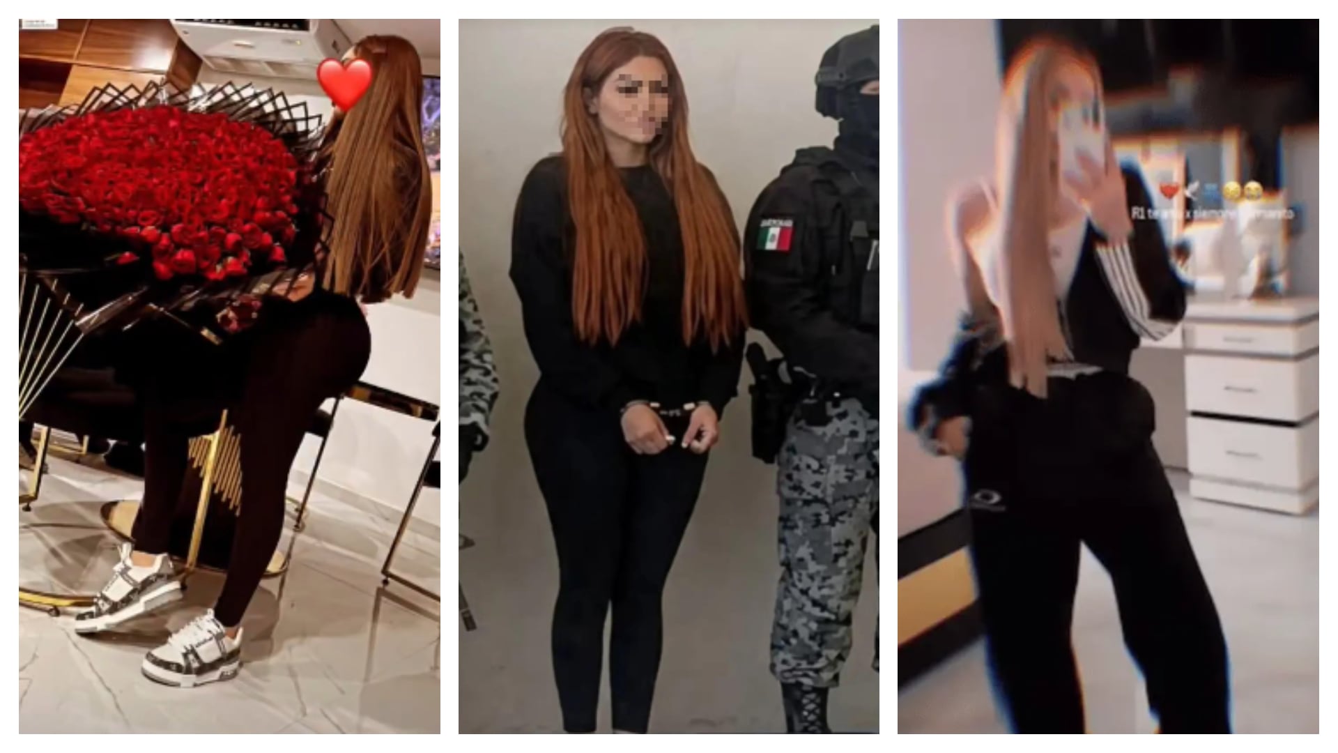 Marisol, la hija del Tío Lako, fue detenida junto una de las dos esposas del líder del Cártel Jalisco Nueva GHeneración, quien no fue detenido Foto: Especiales