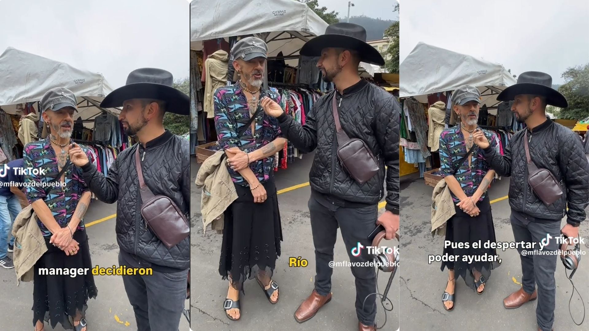 Río atribuyó la separación a una decisión tomada por su compañera y el mánager, mencionando un impacto emocional y de salud tras el quiebre - crédito mflavozdelpueblo / TikTok