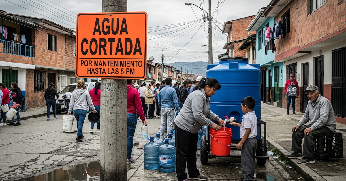 24 horas sin agua en Bogotá y Soacha: Por qué?
