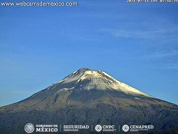El Popocatépetl se encuentra actualmente