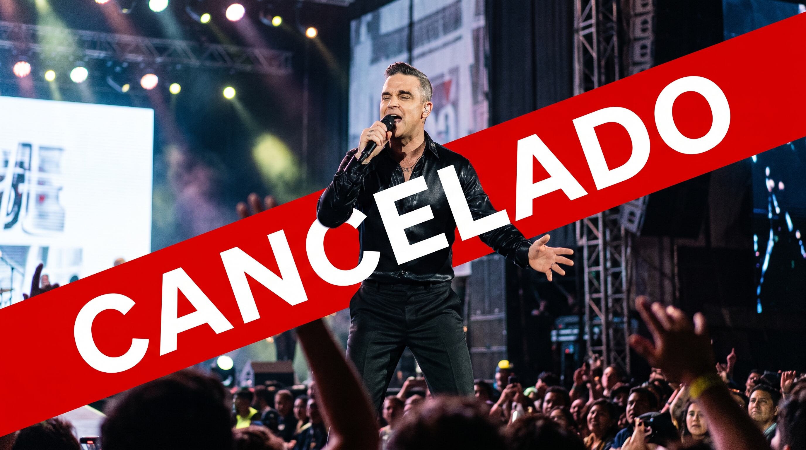 Segundo concierto de Robbie Williams en Lima fue cancelado. (Imagen Ilustrativa Infobae)