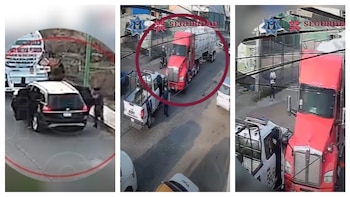 Como película: robaron tráiler, los persiguió la policía, chocaron 7 autos y así terminaron en Hidalgo l Video