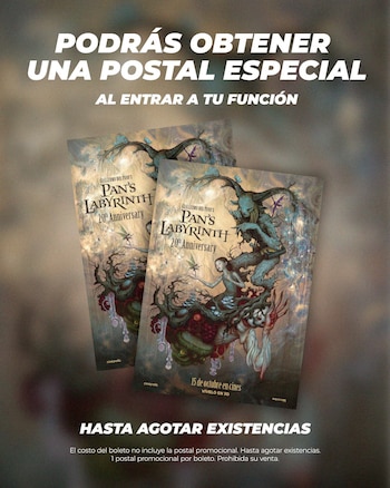 Esta es la postal de El Laberinto del Fauno que ha sido traficada.