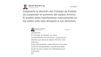 Daniel Quintero y Gustavo Bolívar