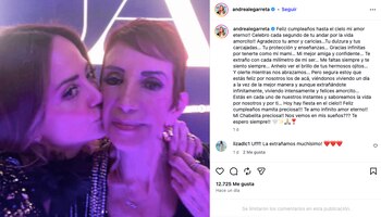 Andrea Legarreta conmueve con carta