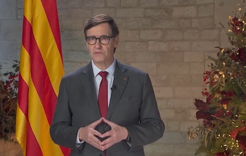 Salvador Illa en su discurso