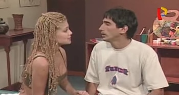 Vanessa Jerí y César Ritter en Mil Oficios.