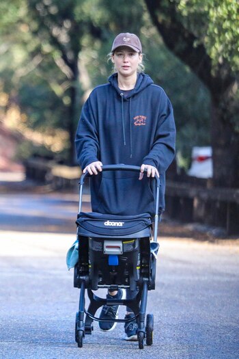 La actriz Jennifer Lawrence pasó