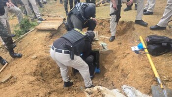 Desmantelan bunker subterráneo de la