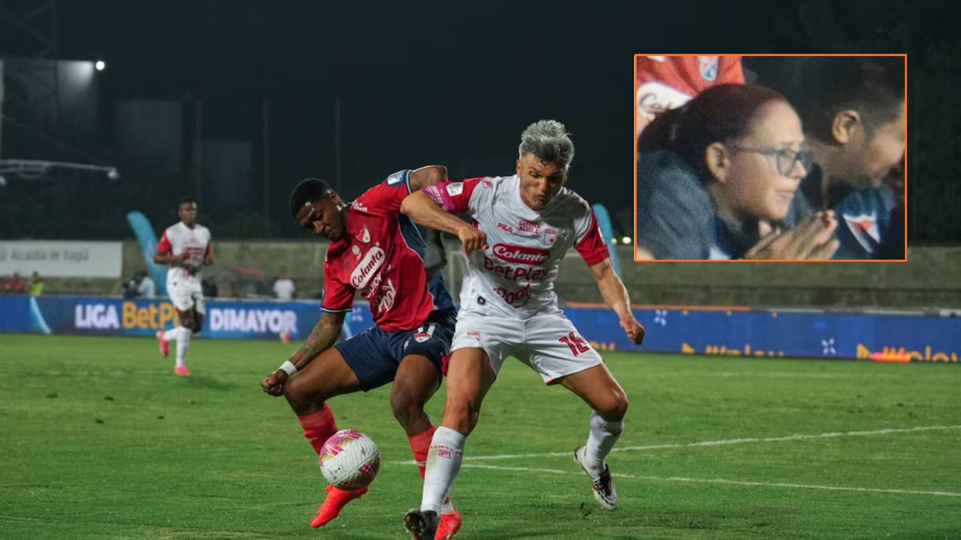Deportivo Independiente Medellín anunció que avanzó en la identificación de la persona que agredió a Daniel Torres, jugador de Independiente Santa Fe - crédito Colprensa/DIM-Win Sports