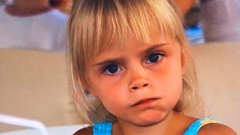 Cara Delevingne, en su infancia