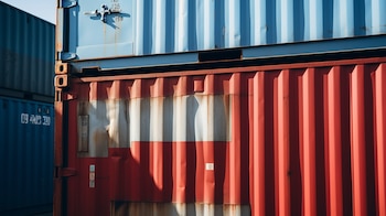 "Los containers en el puerto