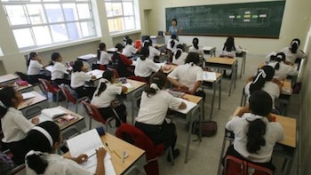 En los colegios no se