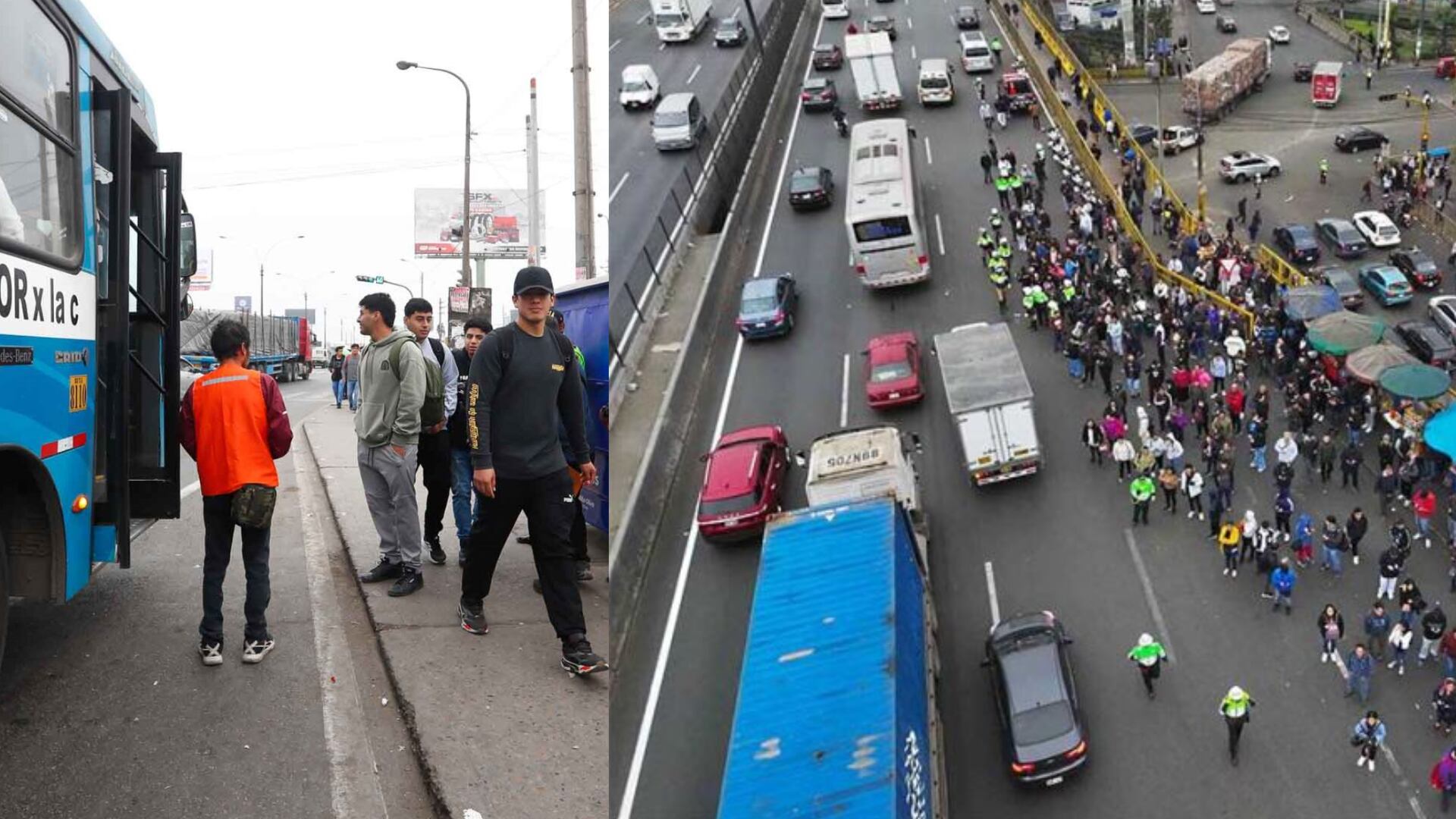 Paro de transportistas HOY: Situación del transporte en los principales paraderos de Lima en las primeras horas de este jueves 24 de julio| Andina