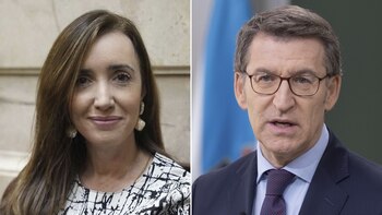 Victoria Villarruel y Alberto Núñez