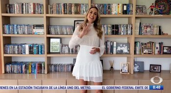 Odalys estuvo frente a noticieros