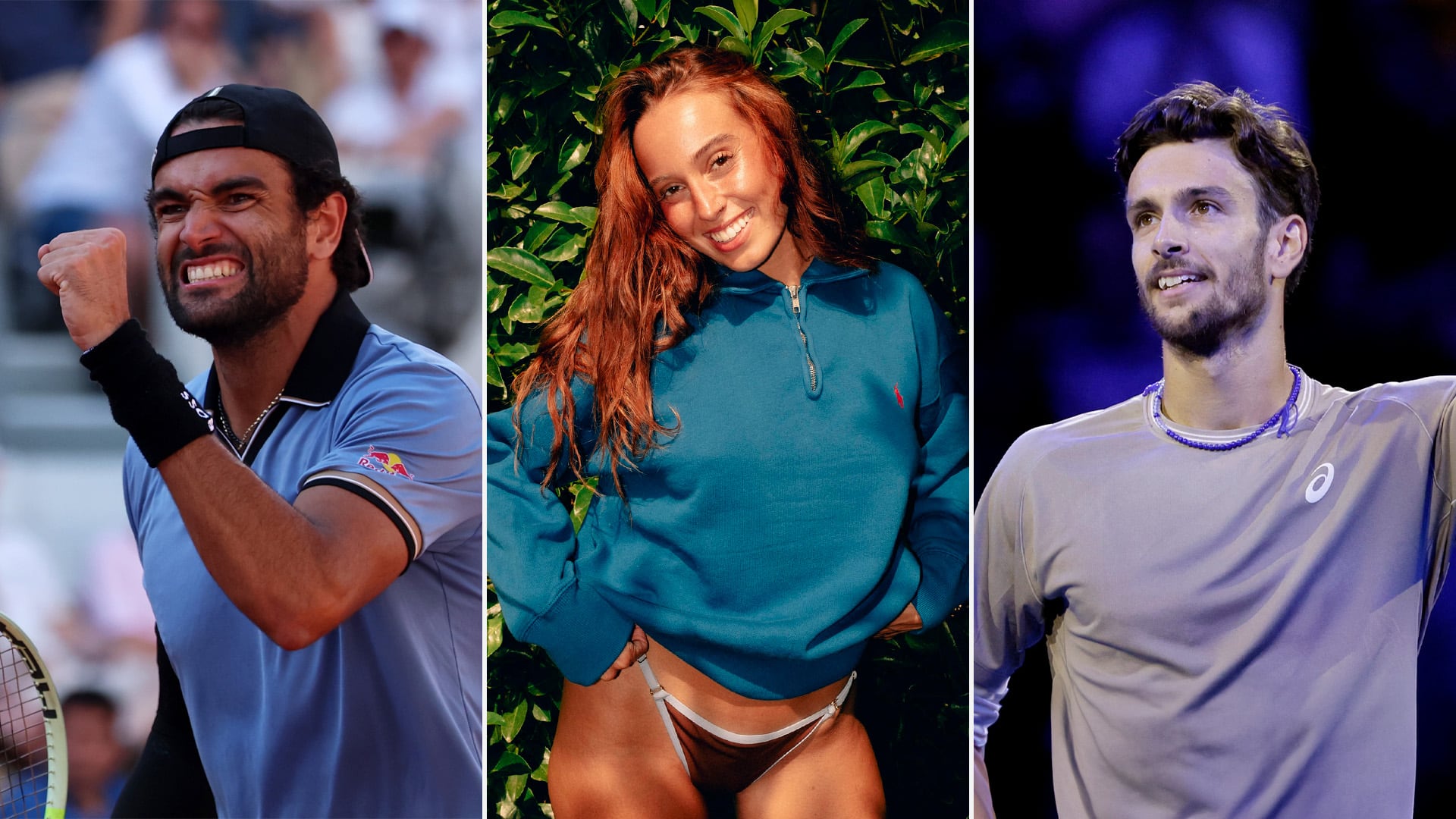 Matteo Berrettini, Vanessa Bellini y Lorenzo Musetti quedaron envueltos en una particular situación por sus relaciones