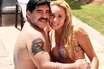 Rocío junto a Diego