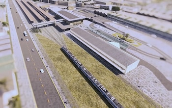 Render de una estación del