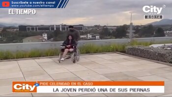 Yésica Castañeda perdió su pierna