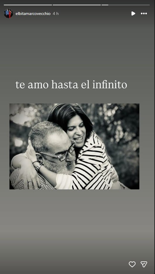 A semanas de que se cumpla un año de la muerte de Lanata, Elba lo homenajeó en redes (Instagram)