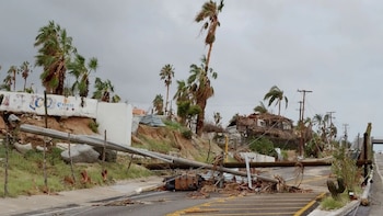 El violento sismo afectó a