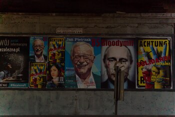 “Bloodymir”, dice un cartel en