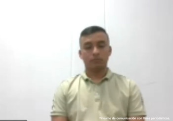 El teniente Leider Ortiz Ortiz del Ejército Colombiano acepta su responsabilidad por violaciones graves a los derechos humanos - crédito Fiscalía