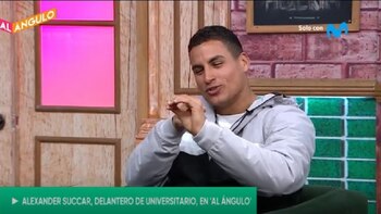 Universitario: Alexander Succar reveló que juega con un hueco en el zapato por donde sale su hueso